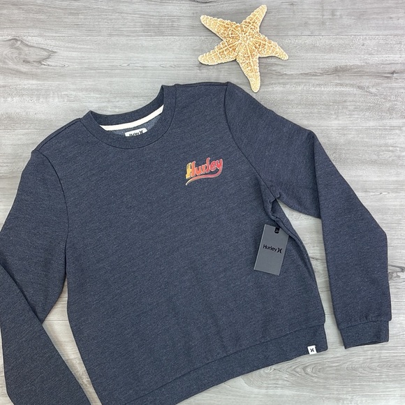 🔆HURLEY🔆 RETRO BEACH CRP CREW SWEATSHIRT - Picture 4 of 9